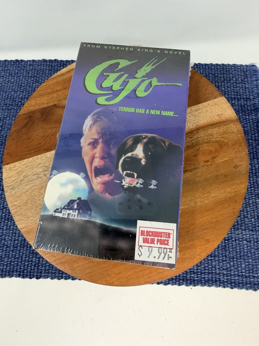 CUJO VHS Stephen King 1997 Artisan Brand New Factory Sealed Vintage Horror